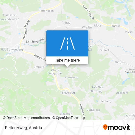 Reitererweg map