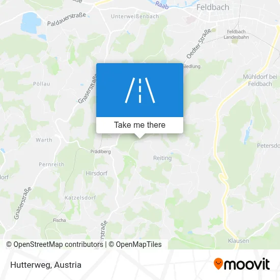 Hutterweg map