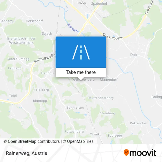 Rainerweg map