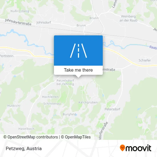 Petzweg map