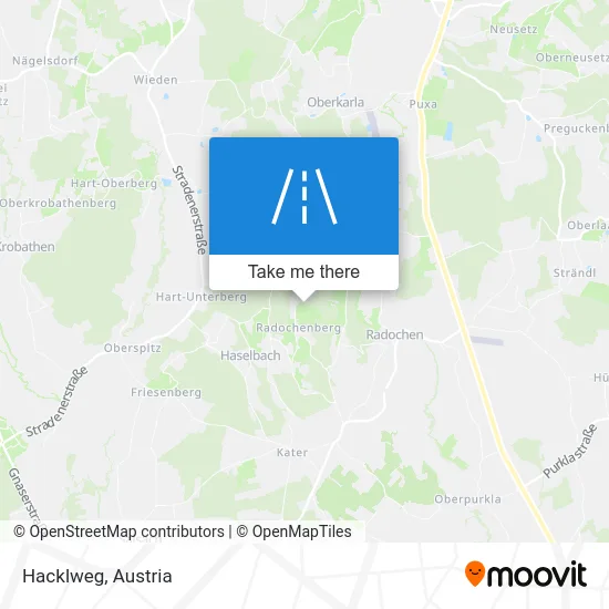 Hacklweg map