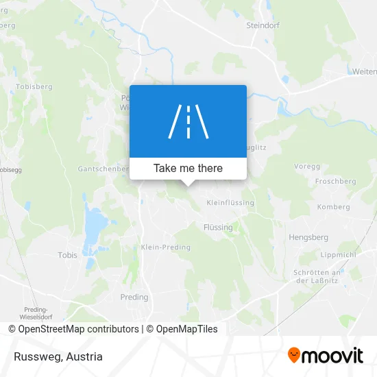 Russweg map