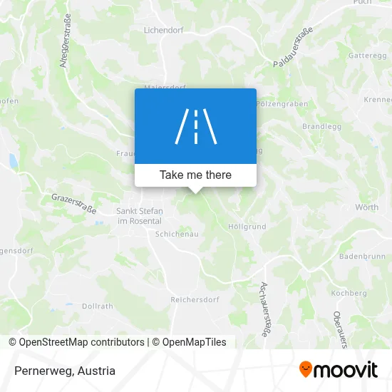 Pernerweg map