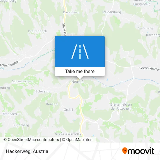Hackerweg map