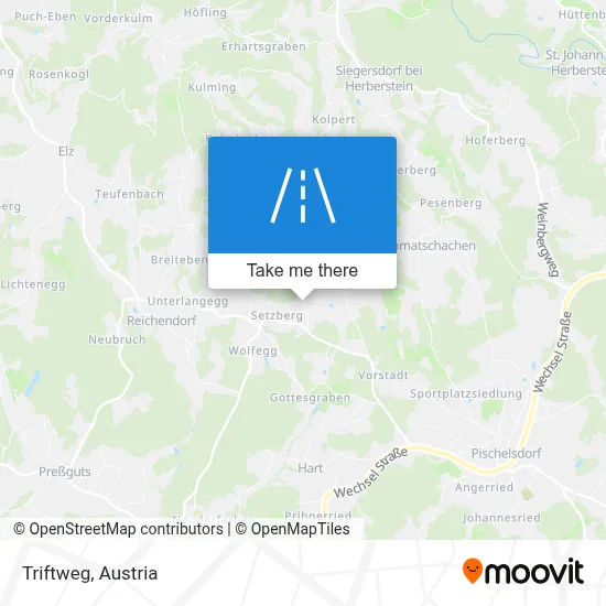 Triftweg map