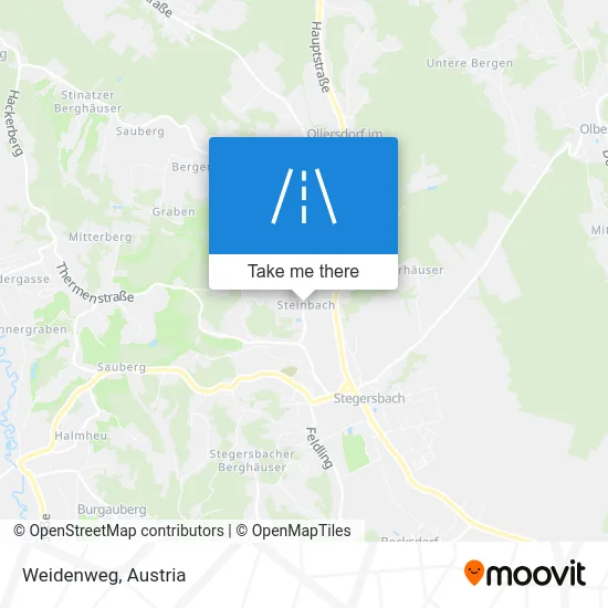 Weidenweg map