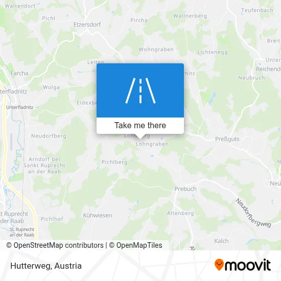 Hutterweg map