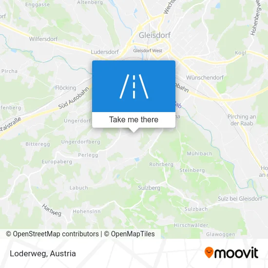 Loderweg map