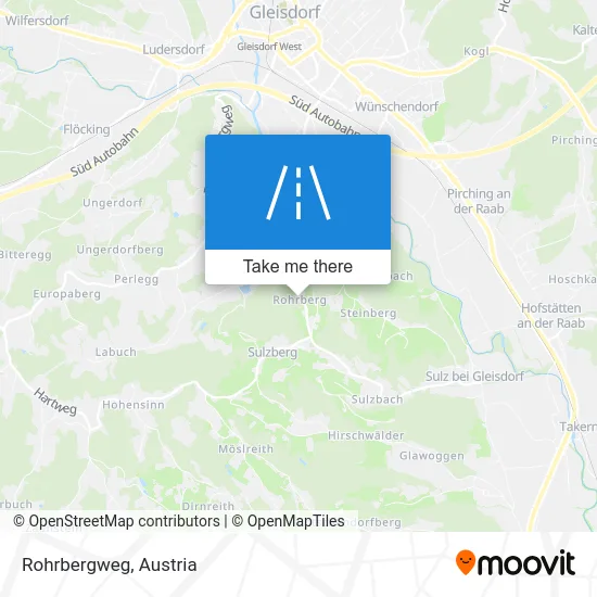 Rohrbergweg map