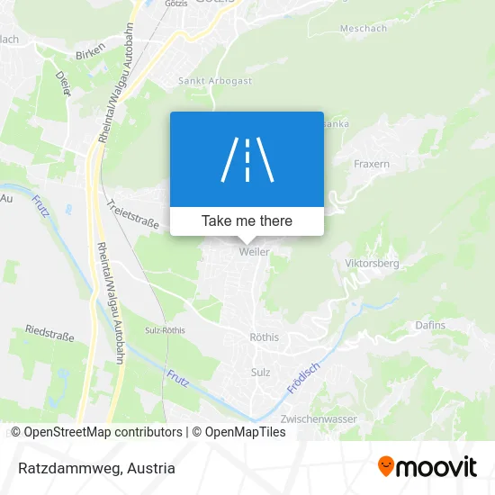 Ratzdammweg map