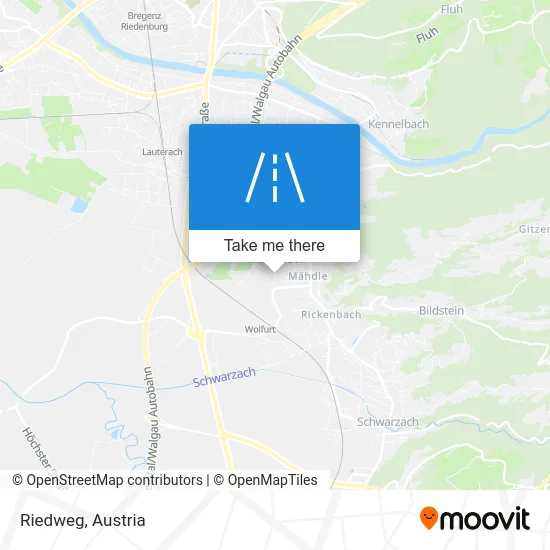 Riedweg map