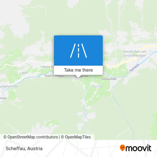 Scheffau map