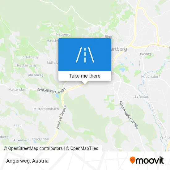 Angerweg map