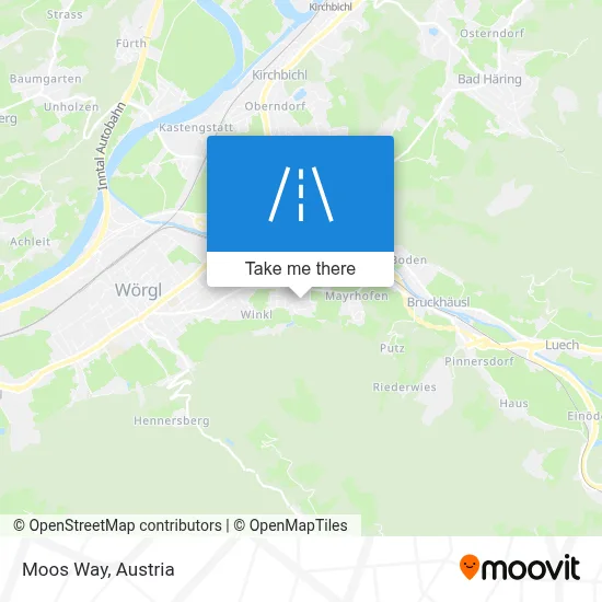 Moosweg map