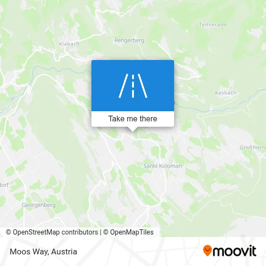 Moosweg map