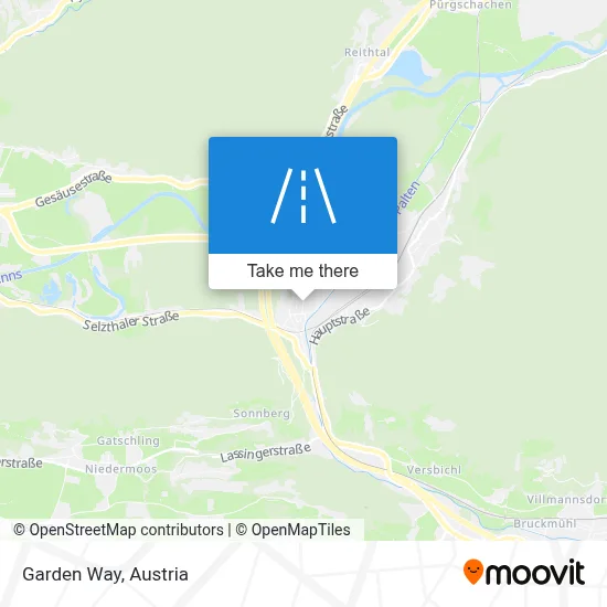 Gartenweg map