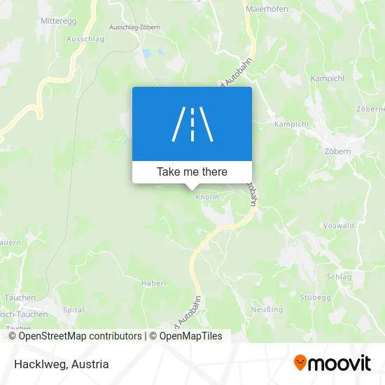 Hacklweg map