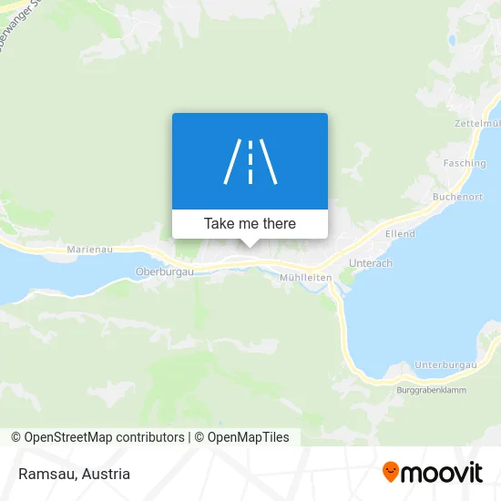 Ramsau map
