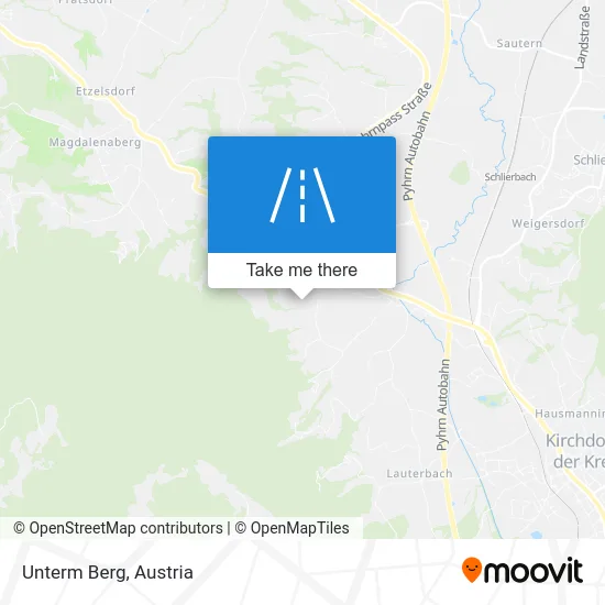 Unterm Berg map