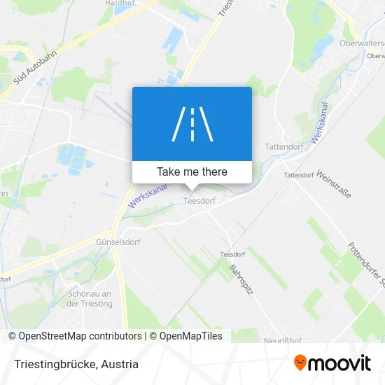 Triestingbrücke map