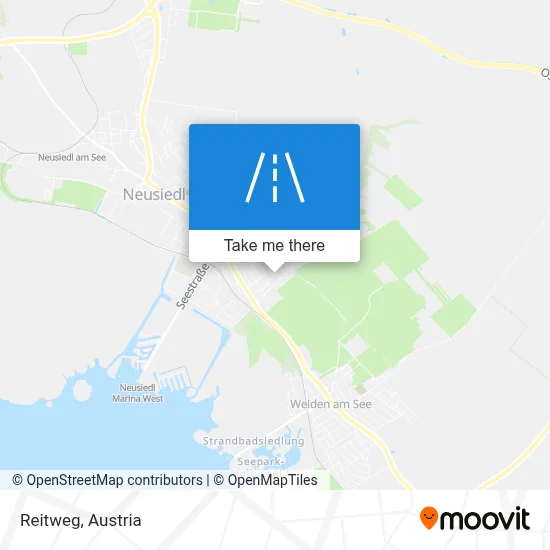Reitweg map