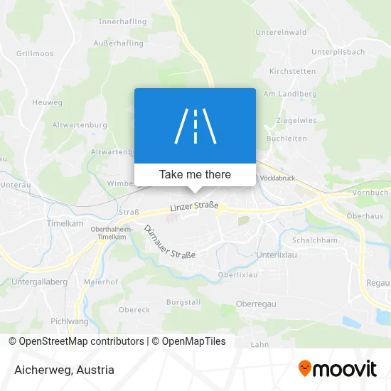 Aicherweg map