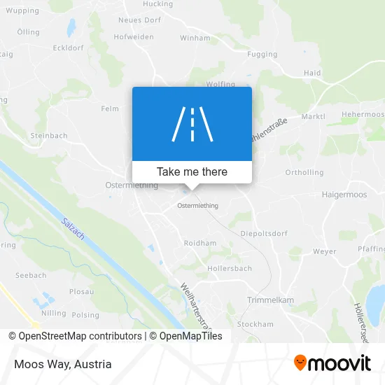 Moosweg map