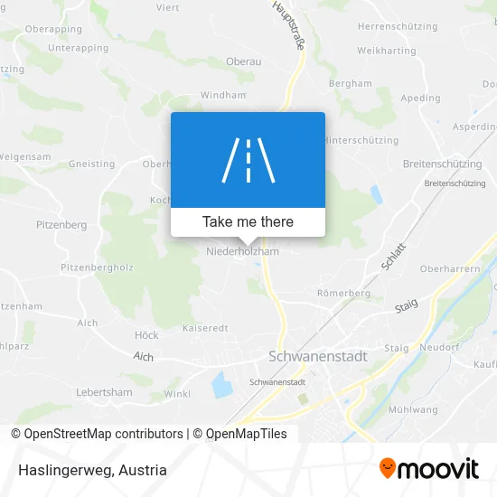 Haslingerweg map