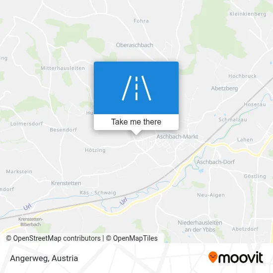 Angerweg map