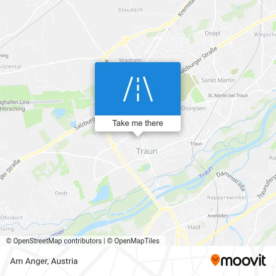 Am Anger map