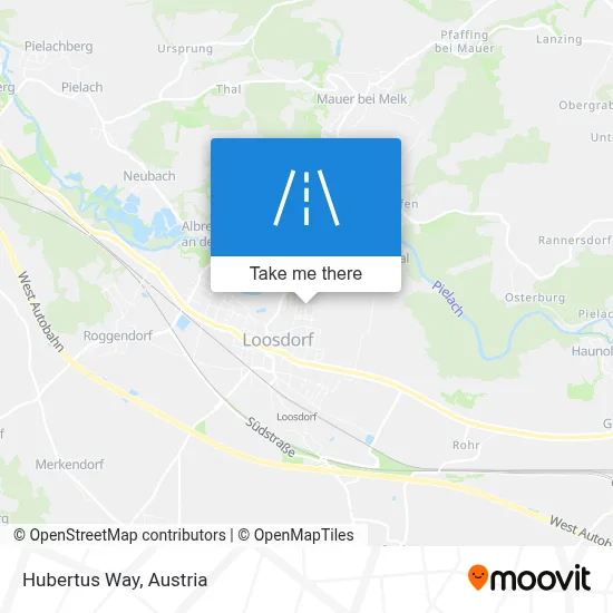 Hubertusweg map