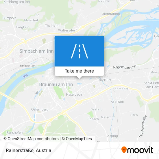 Rainerstraße map