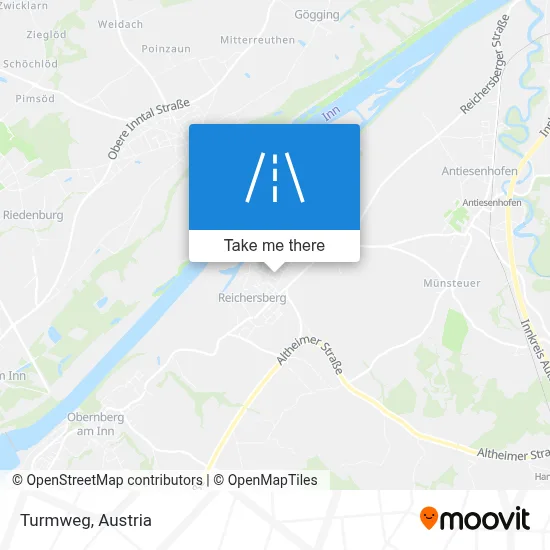 Turmweg map