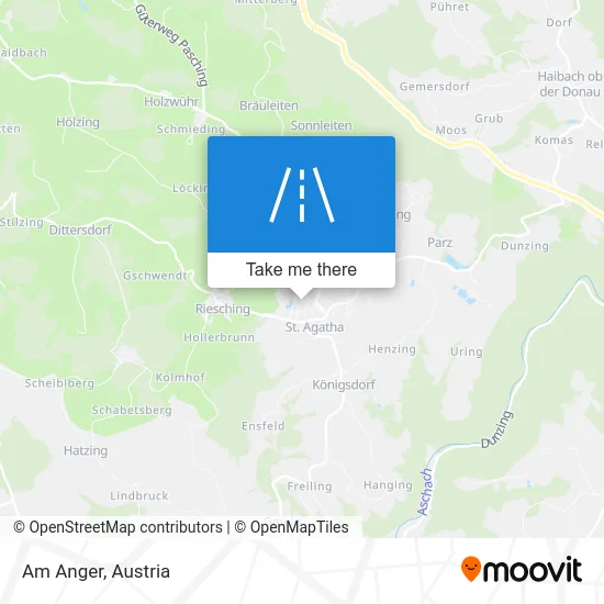 Am Anger map