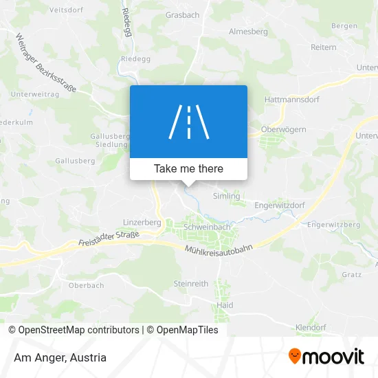 Am Anger map
