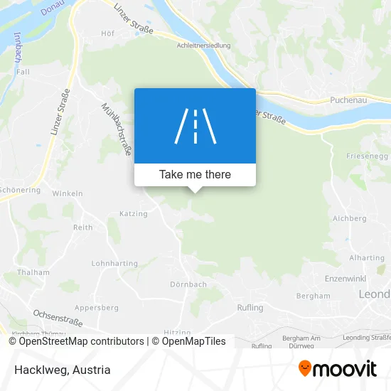 Hacklweg map
