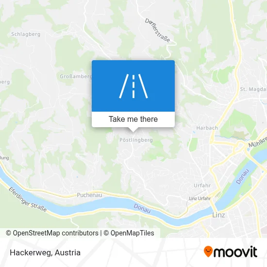 Hackerweg map