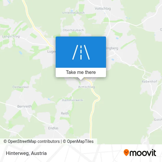 Hinterweg map