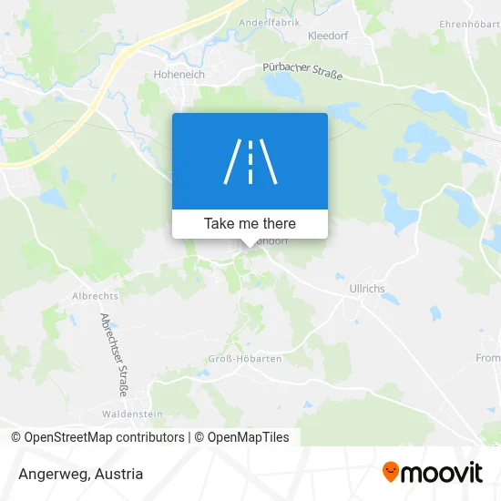 Angerweg map