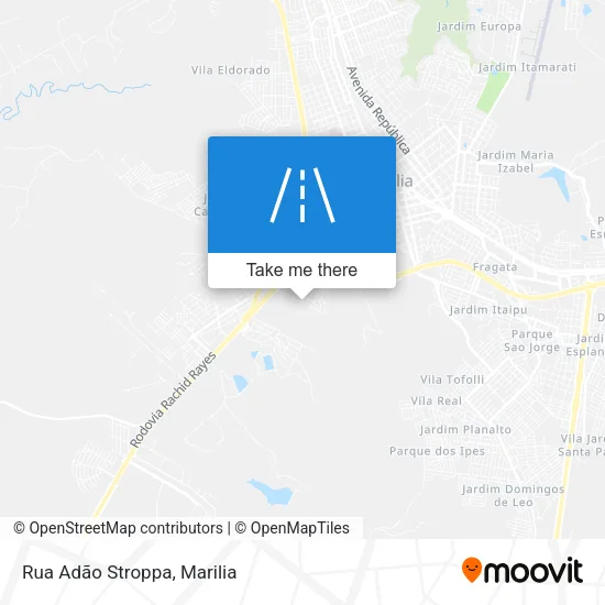 Rua Adão Stroppa map