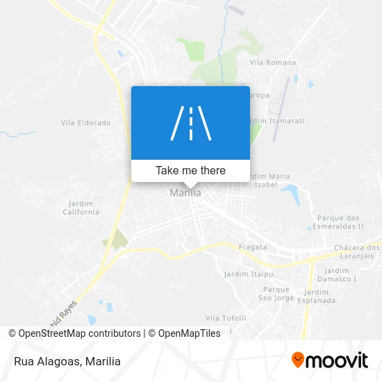 Rua Alagoas map