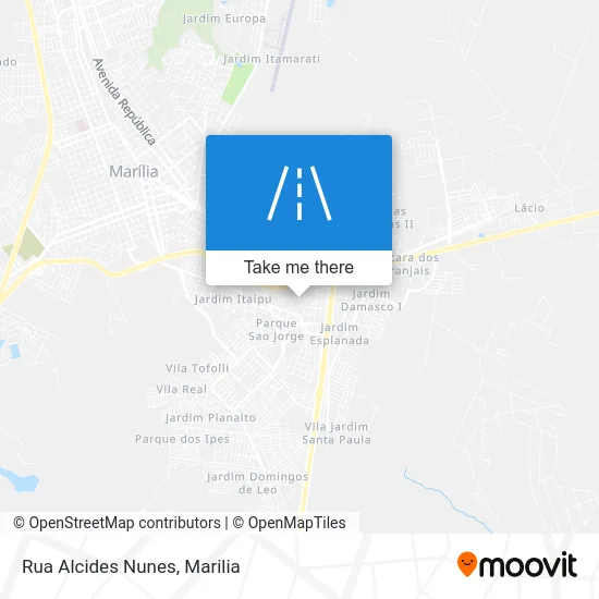 Rua Alcides Nunes map