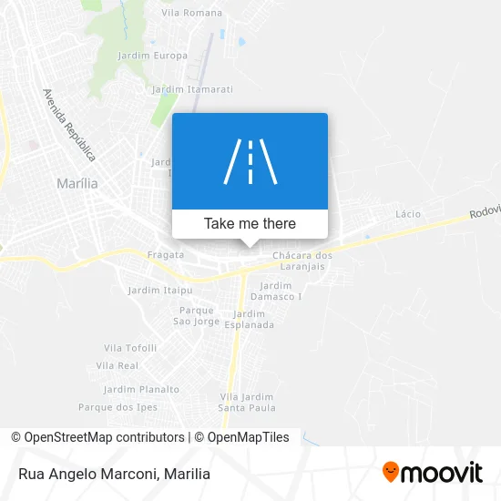 Rua Angelo Marconi map