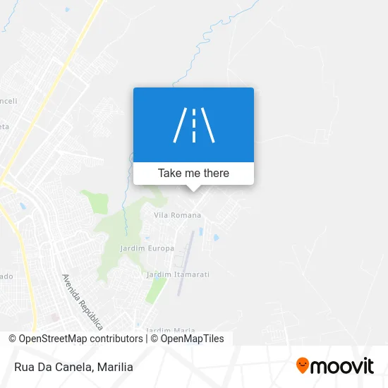 Rua Da Canela map