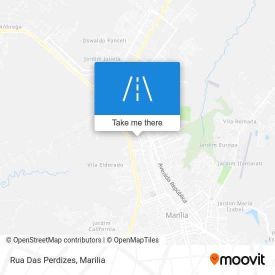 Rua Das Perdizes map