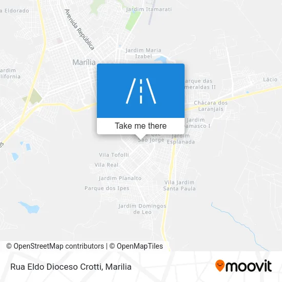 Rua Eldo Dioceso Crotti map