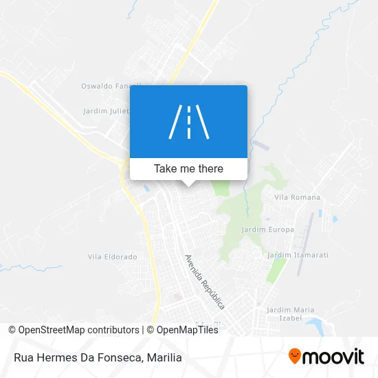Rua Hermes Da Fonseca map