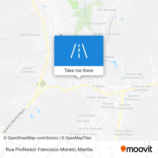 Rua Professor Francisco Morato map