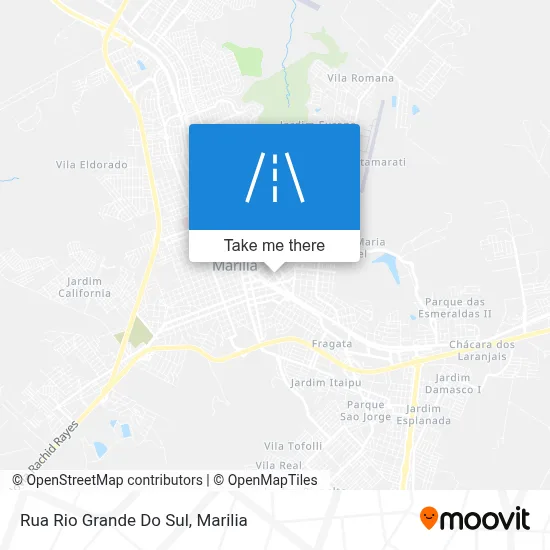Rua Rio Grande Do Sul map