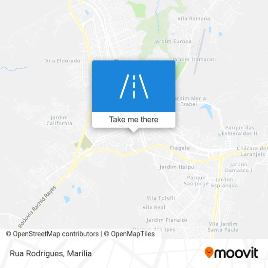 Rua Rodrigues map